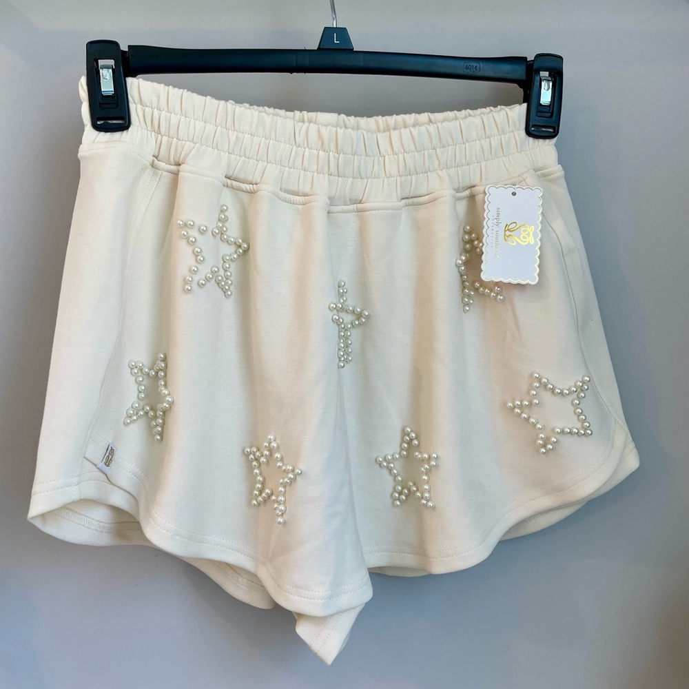 Simply Southern Cream Pearl Star Skort